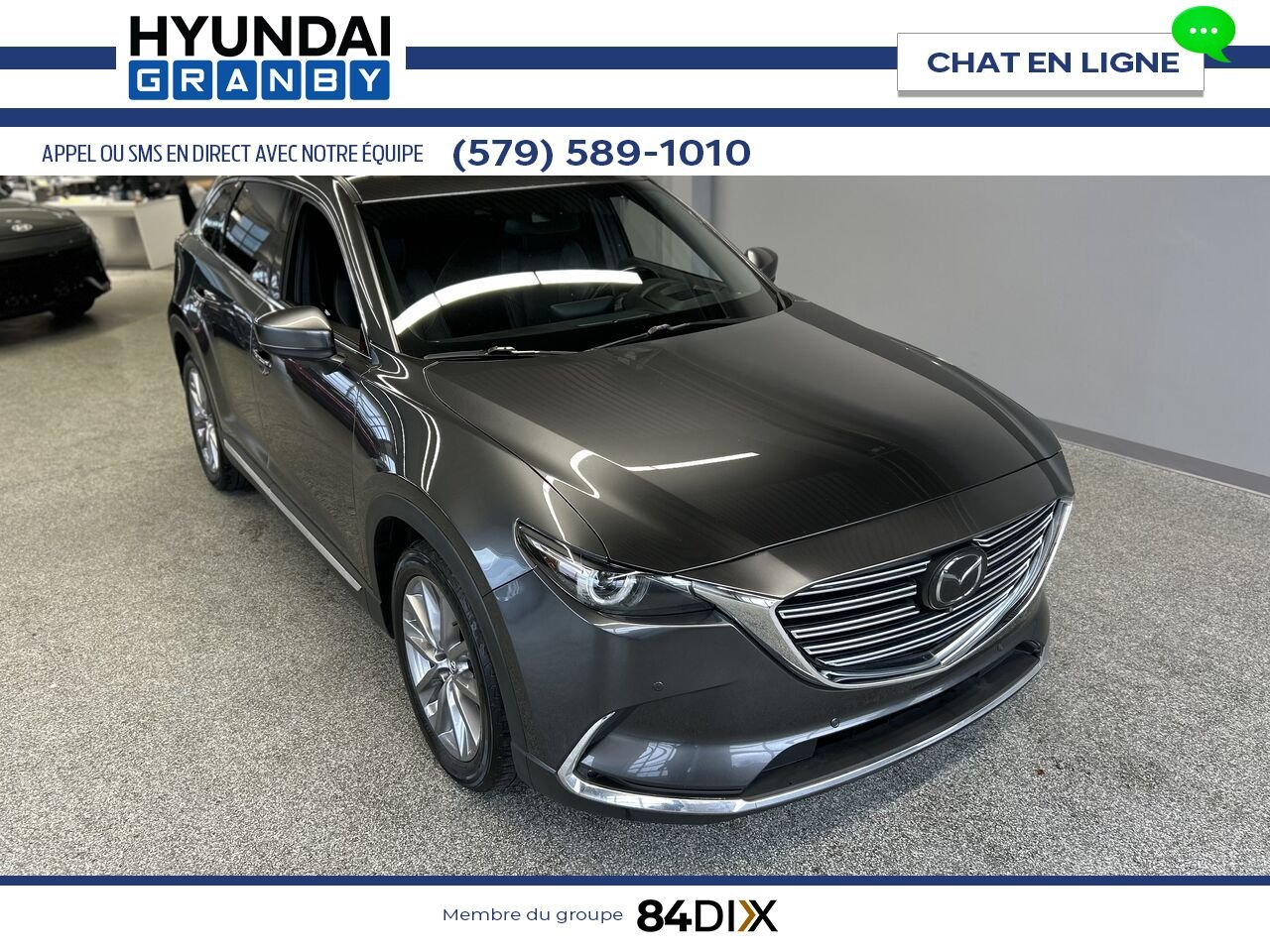 Mazda CX-9 2022 Gris Granby - photo #1