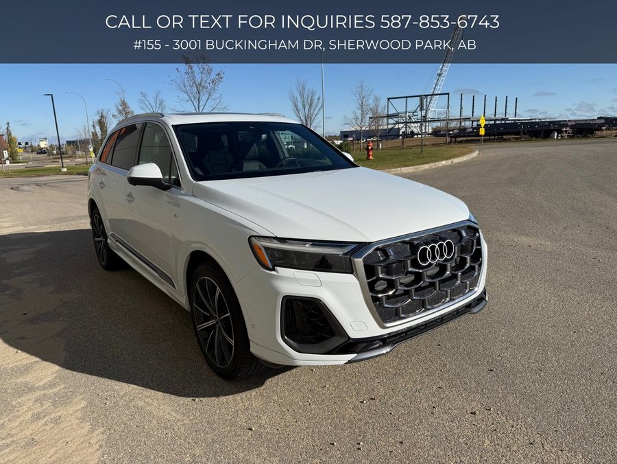 2026 Audi Q7 Progressiv | S-Line Package | Panoramic Sunroof | Heated and Ventilated Seats