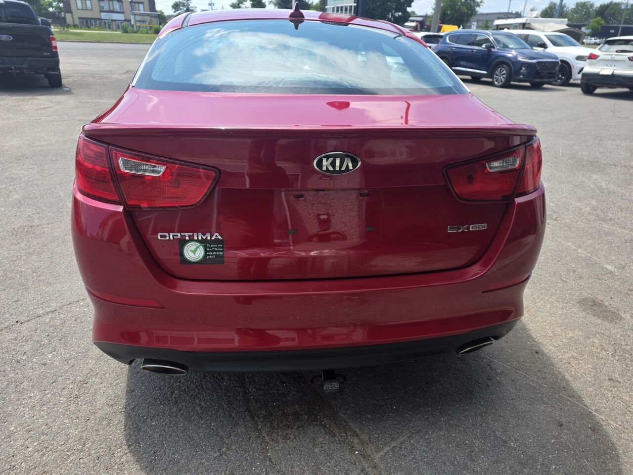 2015 Kia Optima Red  - photo #4