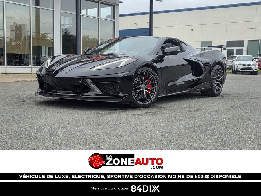 Chevrolet Corvette Stingray 2LT CARBONE BUCKET SEATS + SYSTÈME AUDIO BOSE PERFORMANCE 2020 Noir