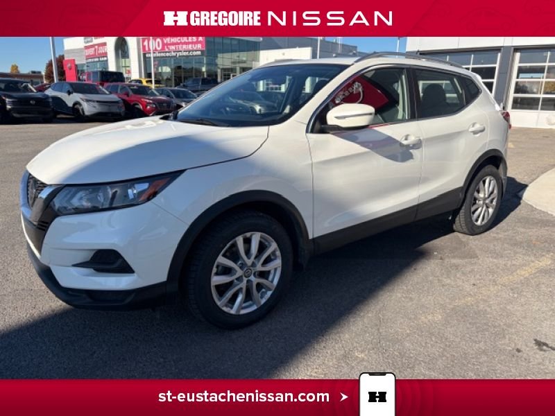 Nissan Qashqai SV AWD DEM. A DISTANCE SIEGES CHAUFFANTS APPLE CAR 2021 Blanc