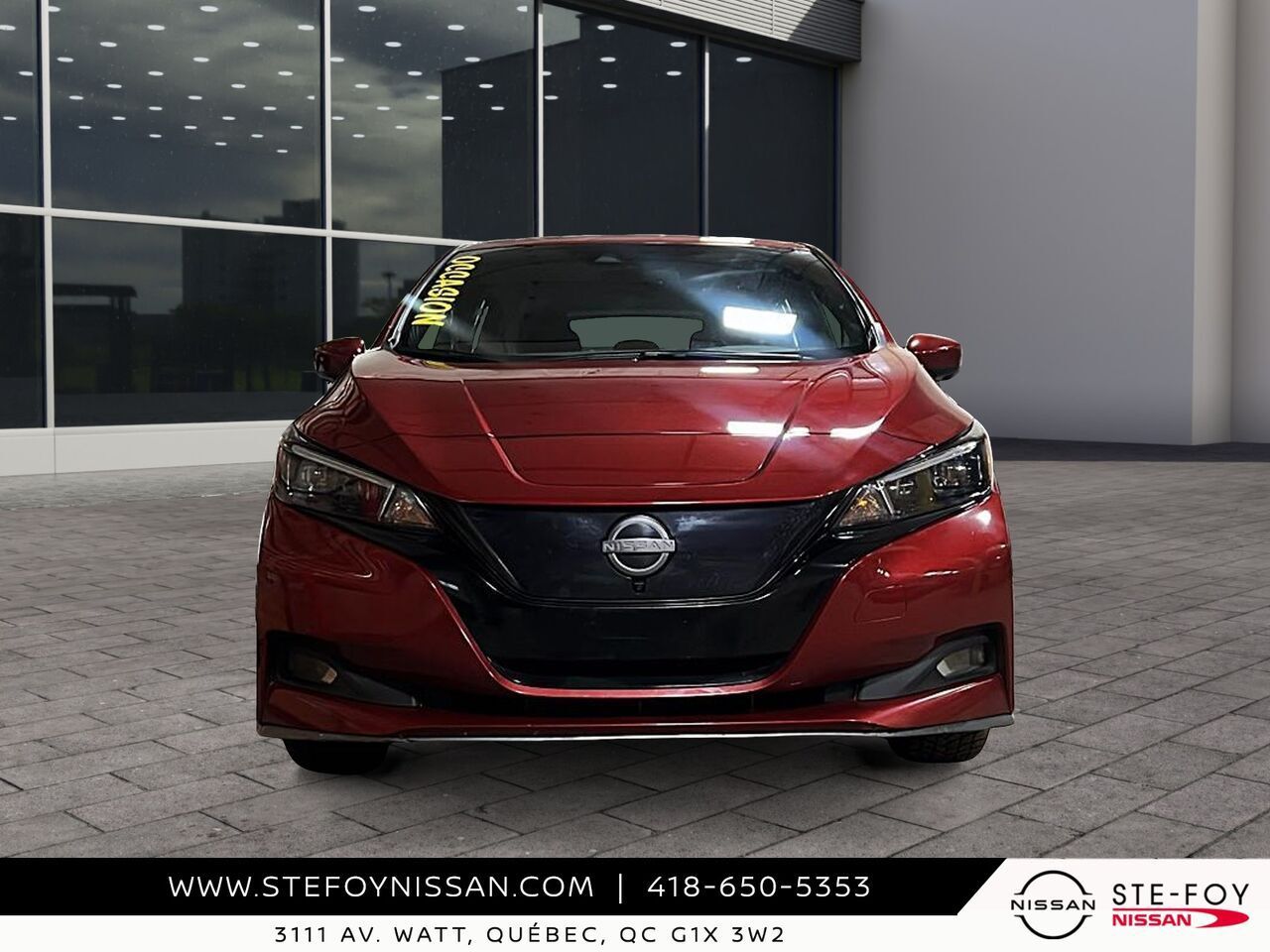 Red 2023 Nissan LEAF Hatchback Front-Wheel Drive Automatic