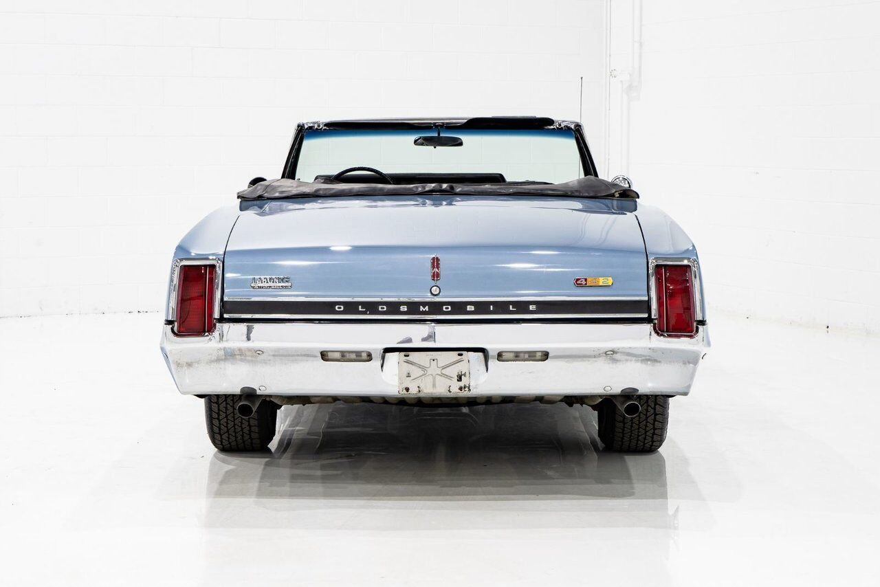 Oldsmobile 442 PRIX EN USD | Matching# 400cu.in. 4-Speed 1966 Bleu Montréal - photo #31