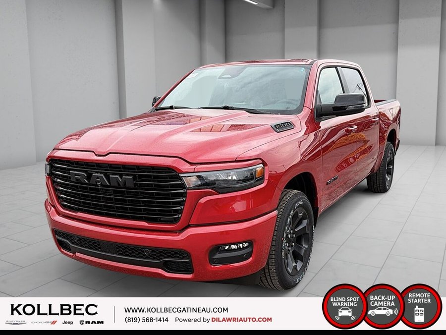 RAM 1500 Sport cabine d'équipe 4x4 caisse de 5 pi 7 po 2026 Couche nacrée rouge fondu