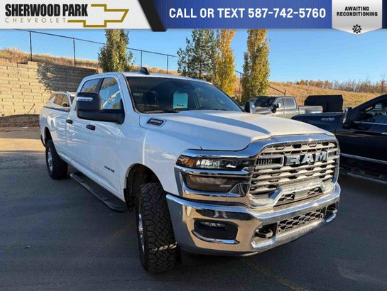 2026 Ram 3500 Big Horn Level 1 6.4L HEMI Long Box | Remote Start White