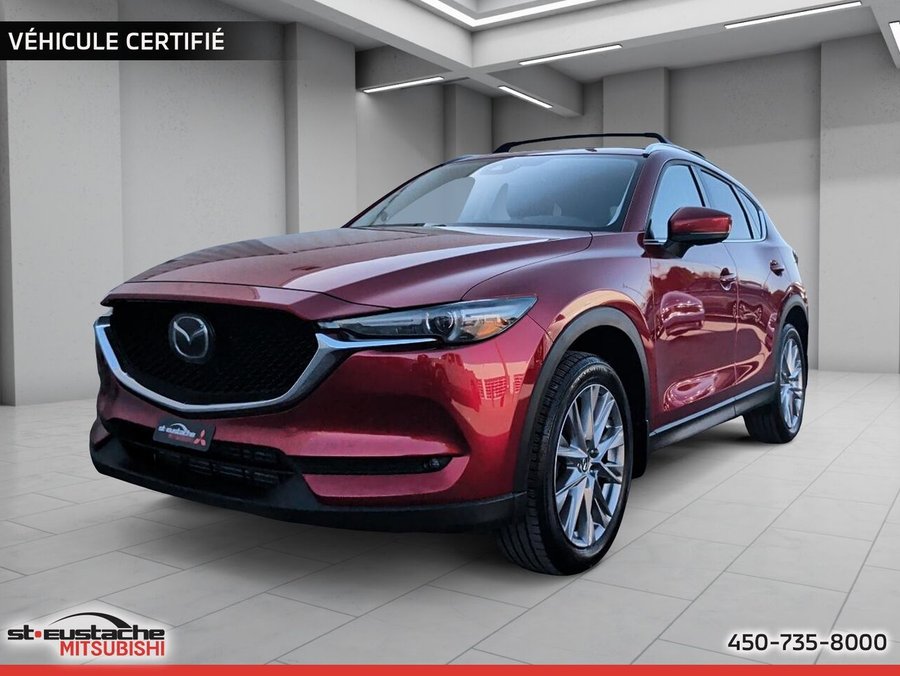 Mazda CX-5 GT TURBO AWD-CUIR-SIÈGES ET VOLANT CHAUFFANTS- TOIT OUVRANT-BLUETOOTH 2019 Rouge