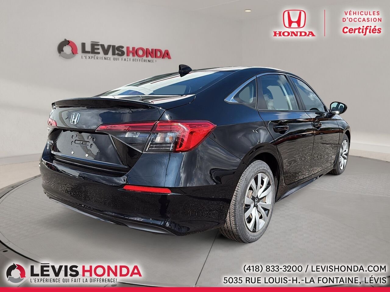 Honda Civic LX LX CVT 2023 Blanc Lévis - photo #9