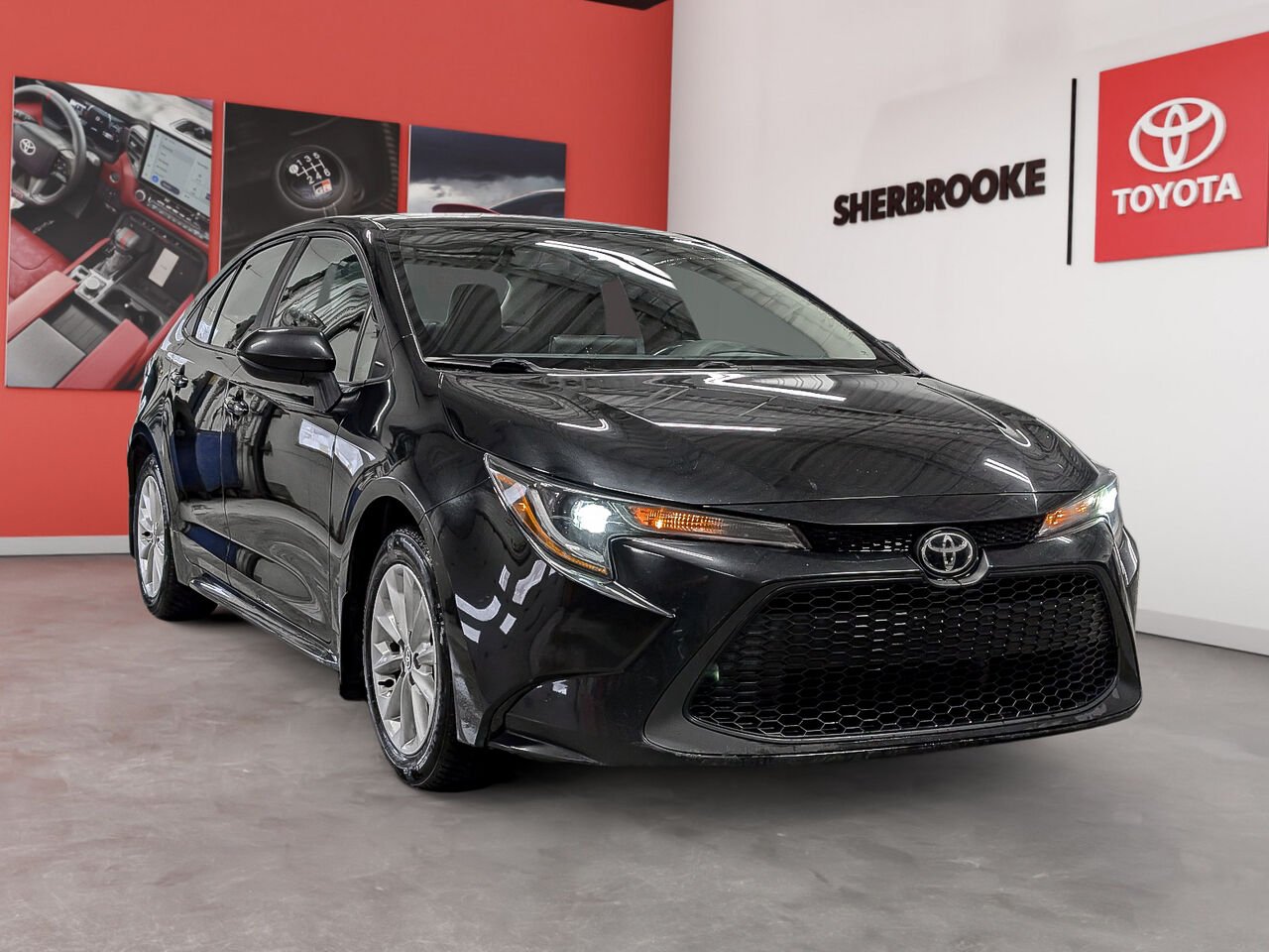 2022 Toyota Corolla 5YFBPMBE6NP357572 Black Sand Pearl Sherbrooke - photo #2