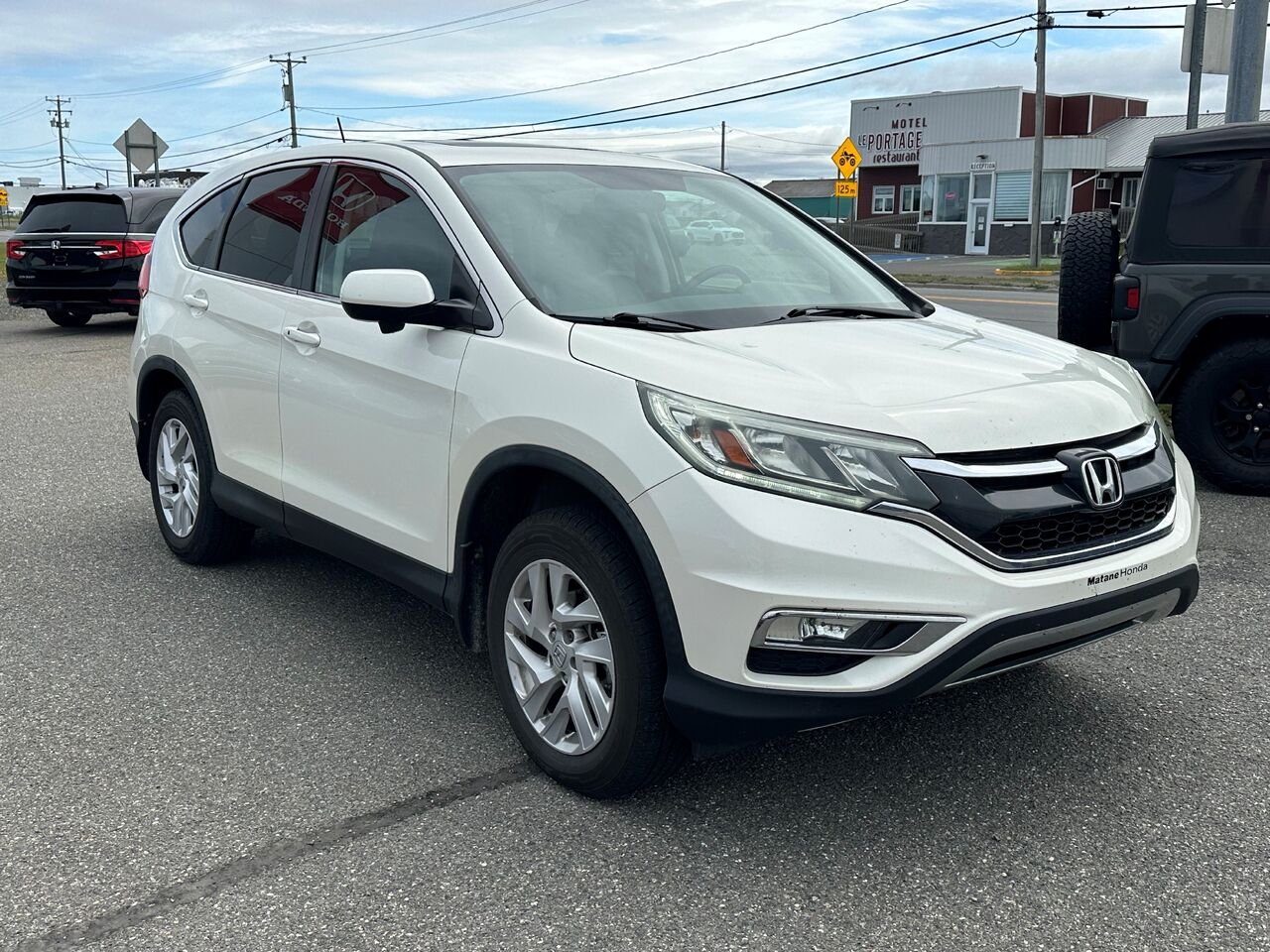 2015 Honda CR-V Traction intégrale 5 portes EX-L White Matane - photo #6