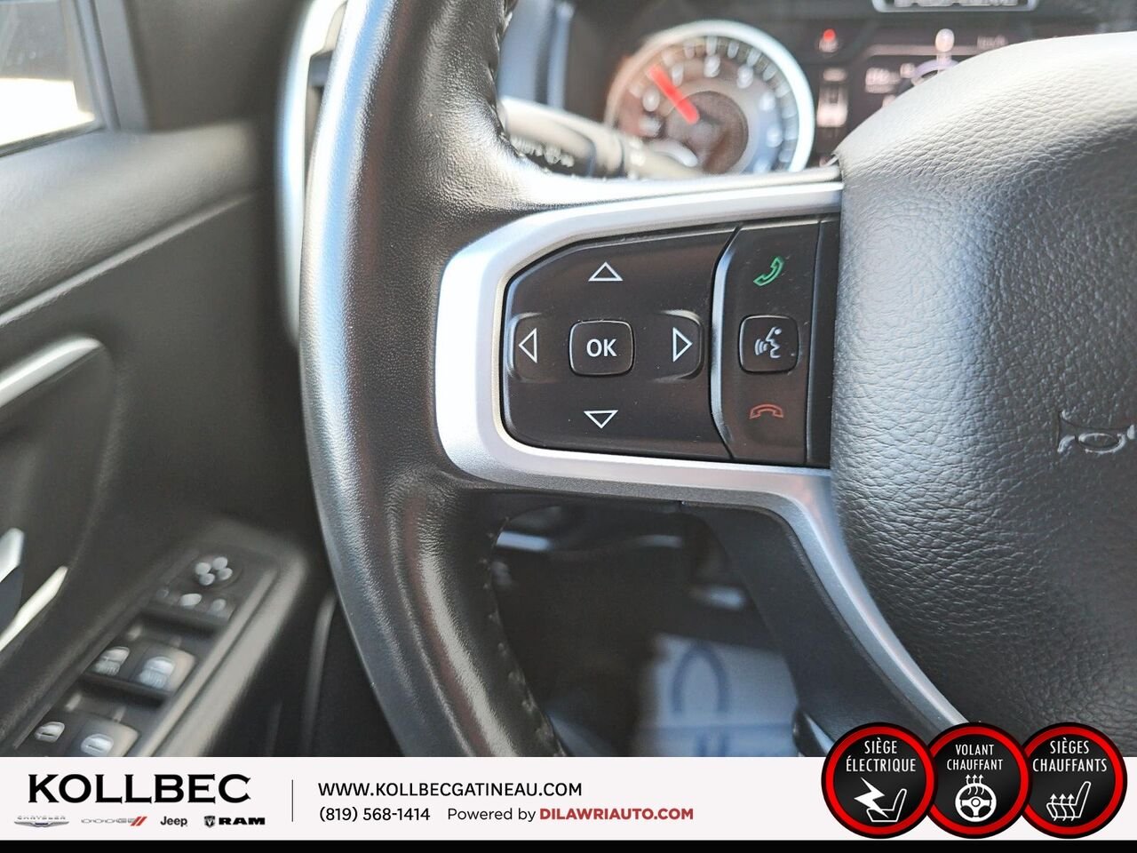 2020 RAM 1500 26821 | Big Horn Sport 4x4 Crewcab 4x4 White Gatineau - photo #10
