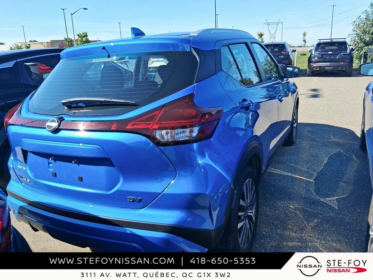 Nissan Kicks SV TA 2021 Bleu Ste-Foy - photo #1