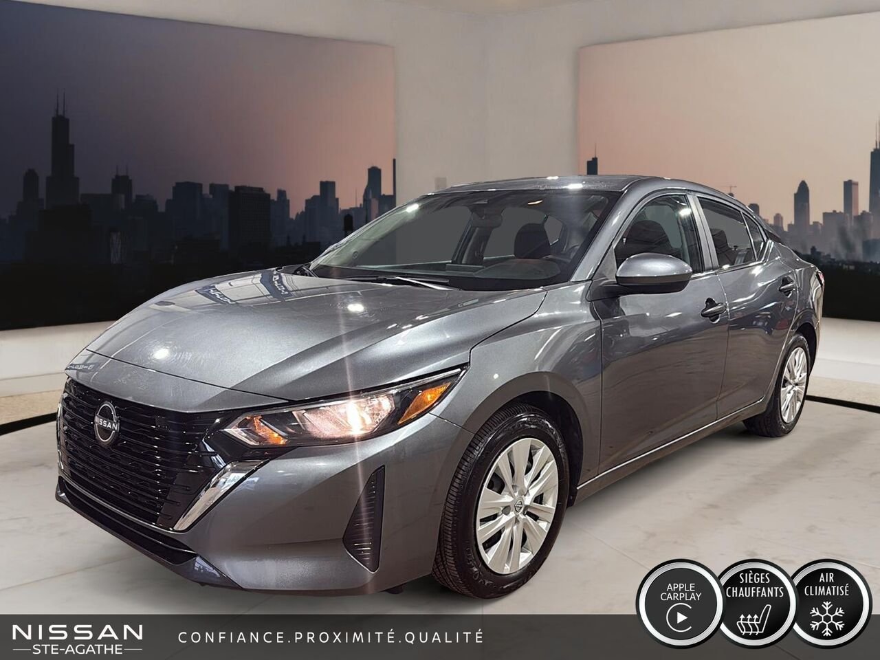 Nissan Sentra S Plus | AUTOMATIQUE | APPLE CARPLAY | UN SEUL PROPRIÉTAIRE 2024 Gris Saint-Jérôme - photo #0