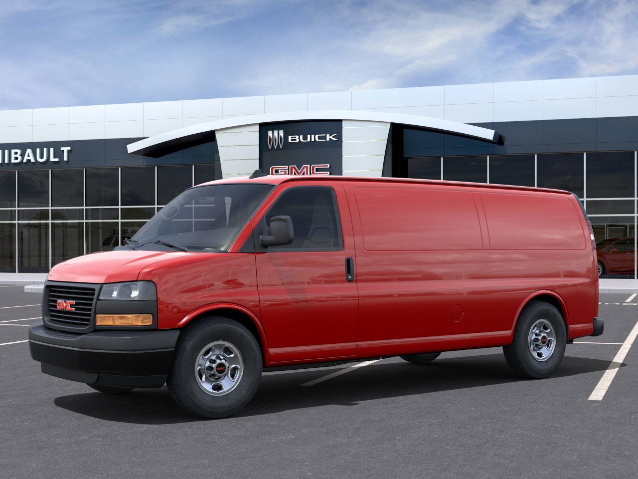 2024 GMC Savana Cargo Van Cardinal Red Saint-Eustache - photo #1