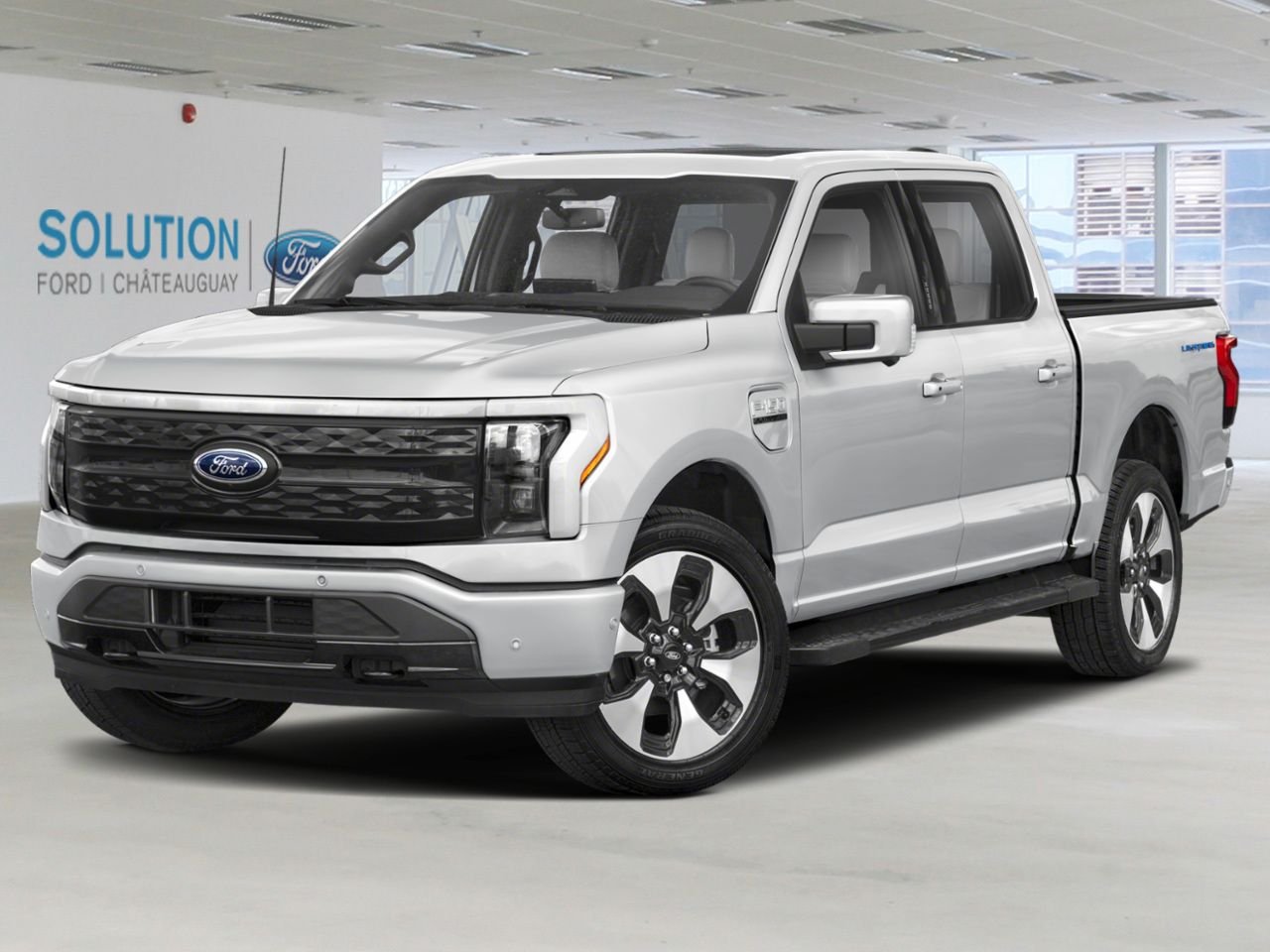 2025 Ford F-150 Lightning Space White Metallic Châteauguay - photo #0