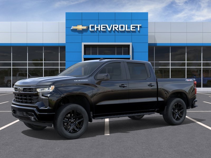 CHEVROLET Silverado 1500 RST cabine multiplace 4RM 147 po 2026 NOIR Montmagny - photo #1