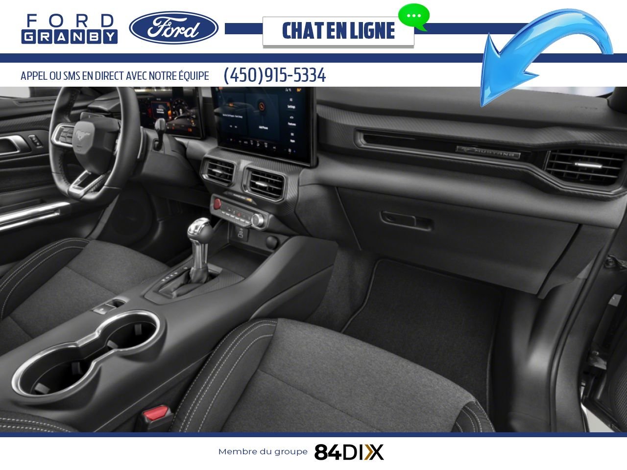 2025 Ford Mustang Shadow Black Granby - photo #5