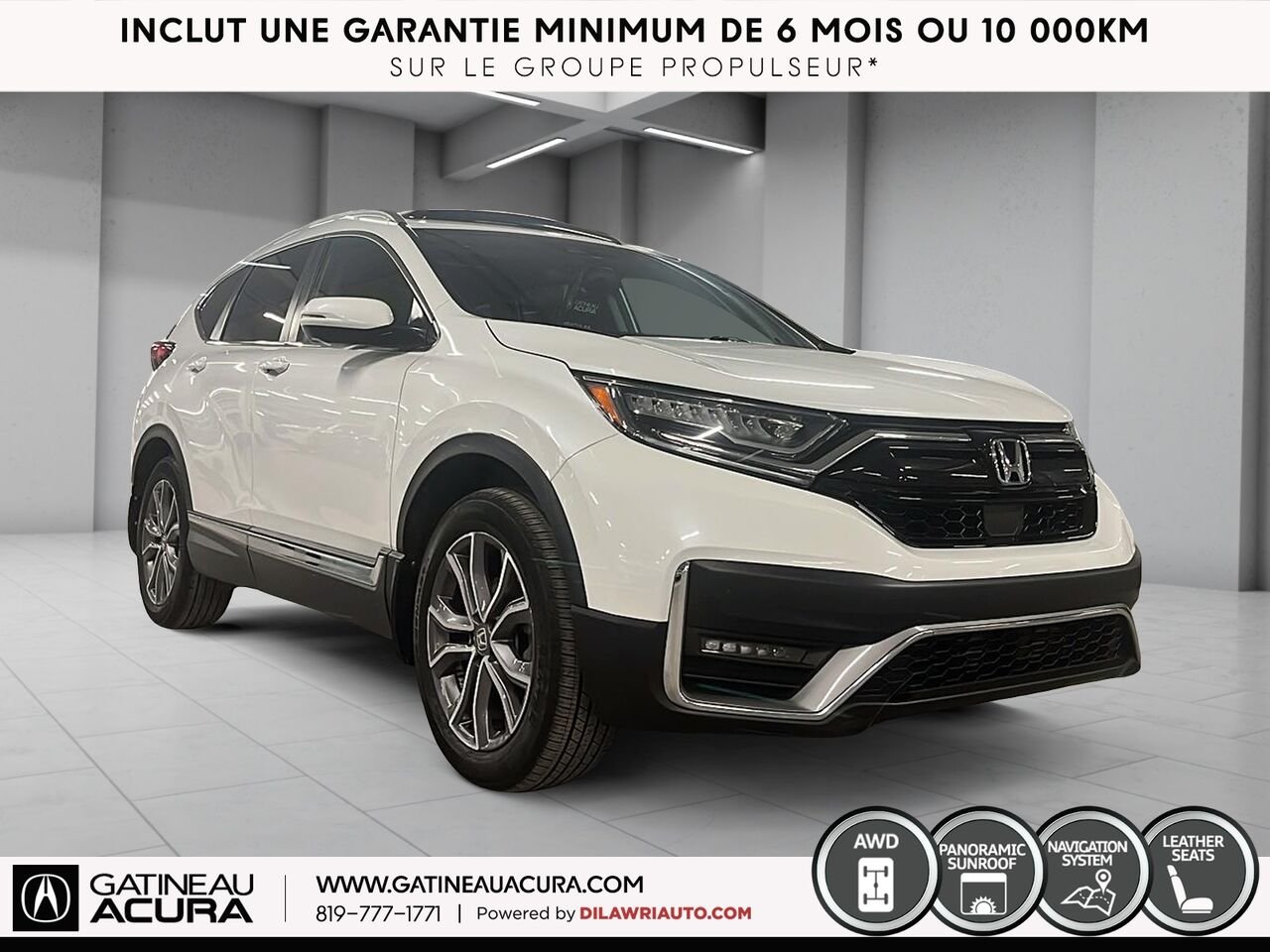 Honda CR-V Touring AWD 2020 Blanc Gatineau - photo #12