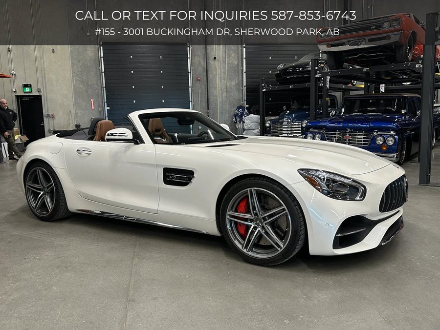 2018 Mercedes-Benz AMG GT C | Exclusive Saddle Brown Diamond Stitched Nappa Leather White