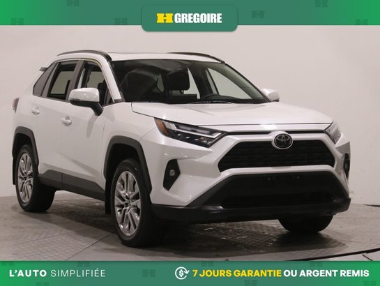 2023 Toyota Rav 4 XLE AWD AUTO A/C CUIR TOIT NAV MAGS CAM RECUL BLEU White
