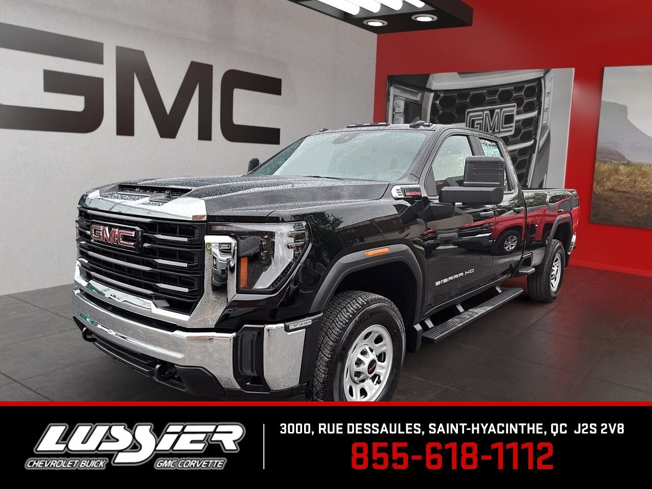GMC Sierra 3500HD Pro cabine double 4RM 162 po 2026 NOIR ONYX Saint-Hyacinthe - photo #0