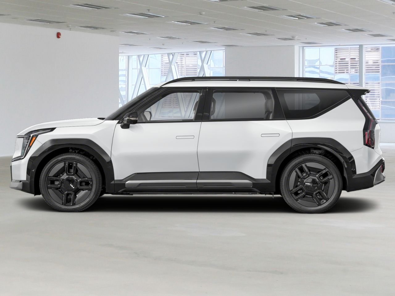 2024 KIA EV9 Land TI avec groupe GT-Line White Gatineau - photo #3