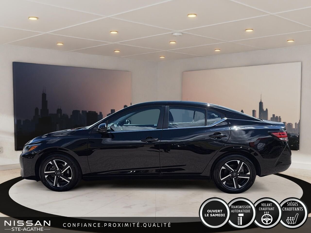 2024 Nissan Sentra SV | CARPLAY | CAMÉRA DE RECUL | UN SEUL PROPRIÉTAIRE Black Saint-Jérôme - photo #5