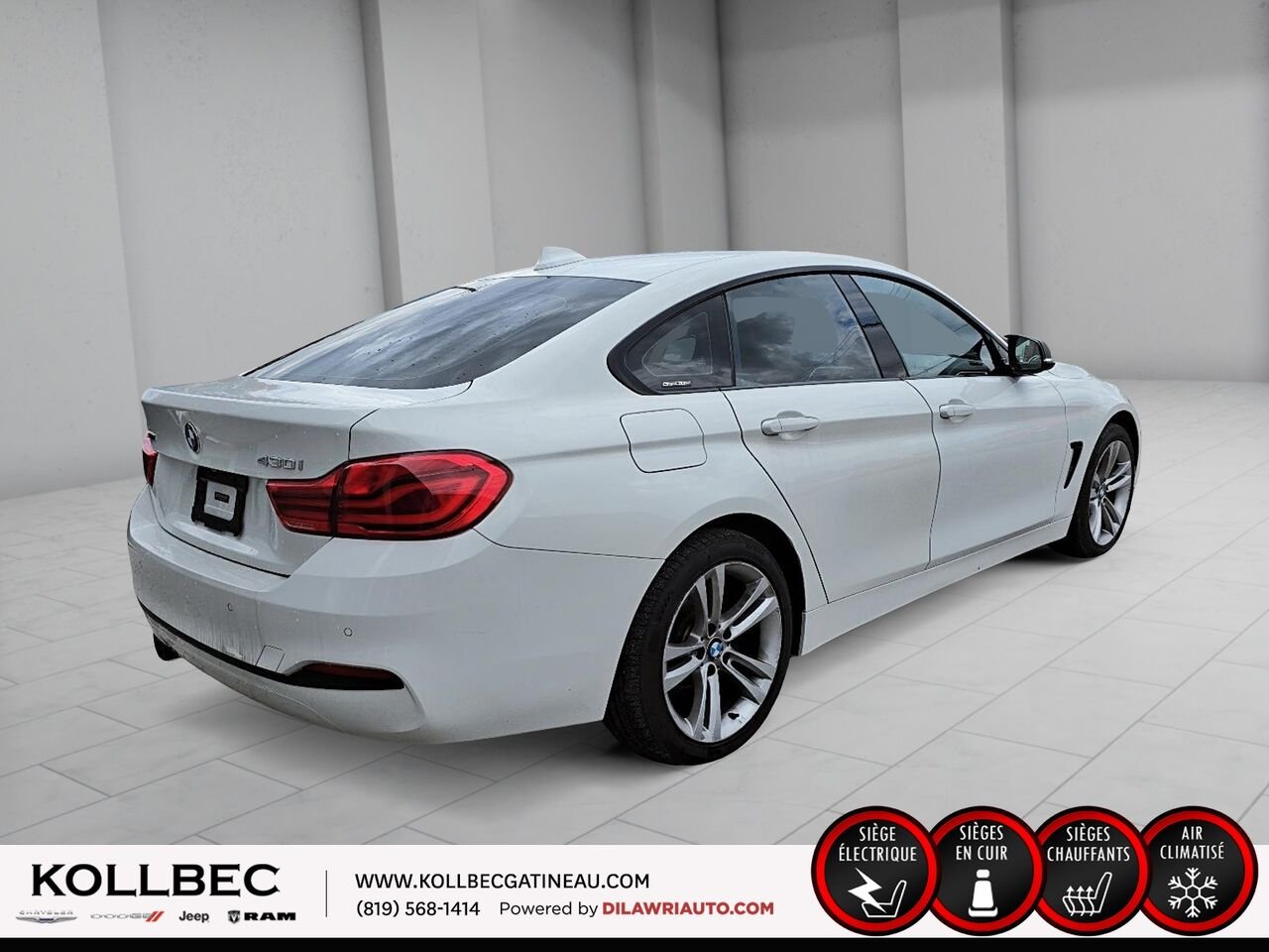 2018 BMW Série 4 U19530 | 430i xDrive White Gatineau - photo #14