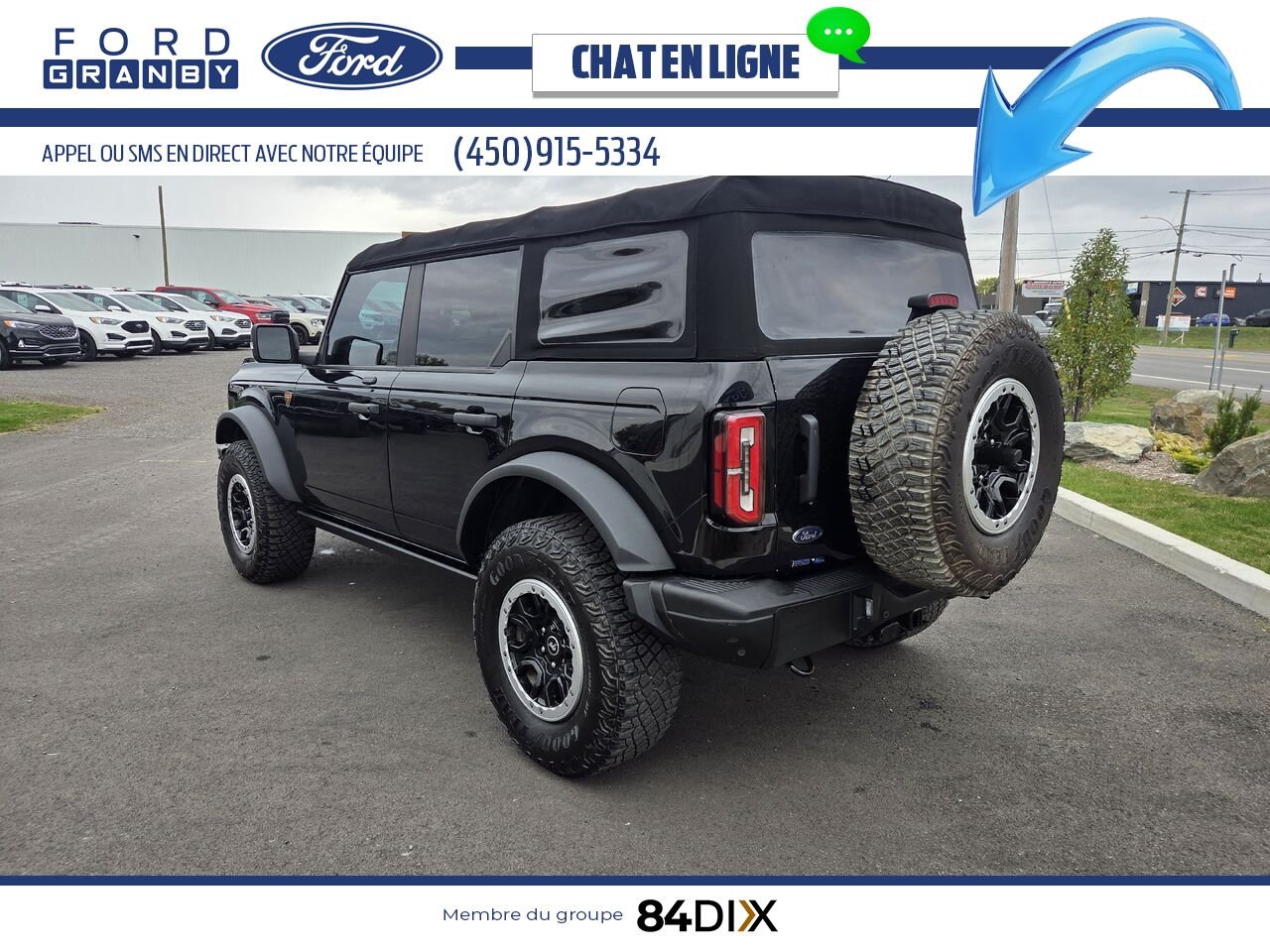 2021 Ford Bronco Black Granby - photo #4