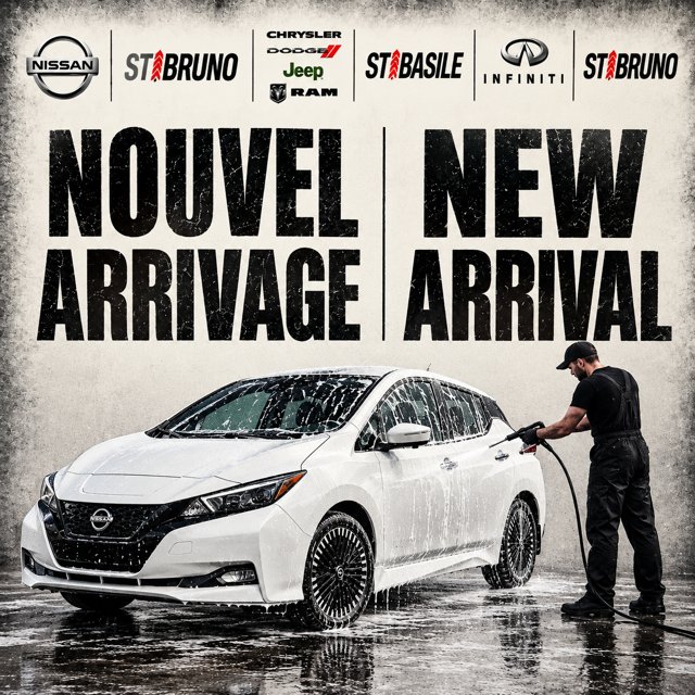 2023 Nissan Leaf White Saint-Basile-le-Grand - photo #0