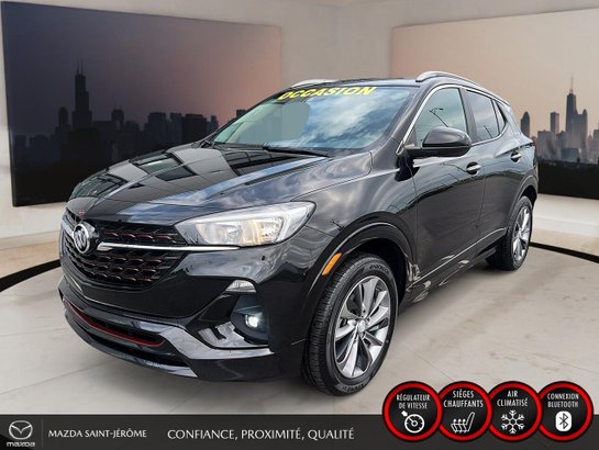 2023 Buick Encore GX Privilegiee Sport Touring | AWD | SIEGES CHAUFFANTS | DEMARREUR A DISTANCE Black