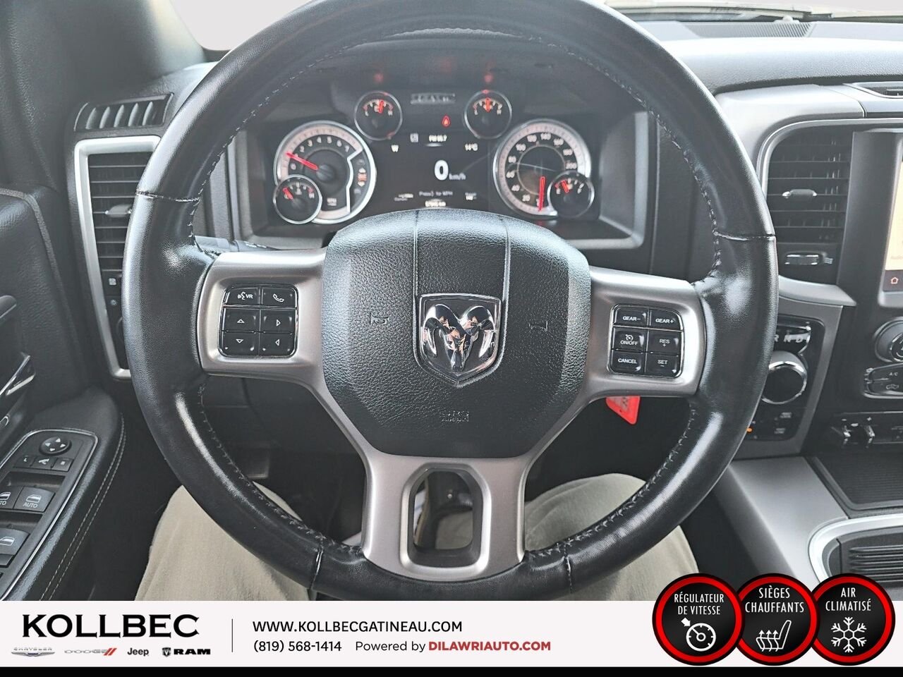 RAM 1500 CLASSIC Warlock CrewCab 4x4 2024 Argent Ottawa & Gatineau - photo #8