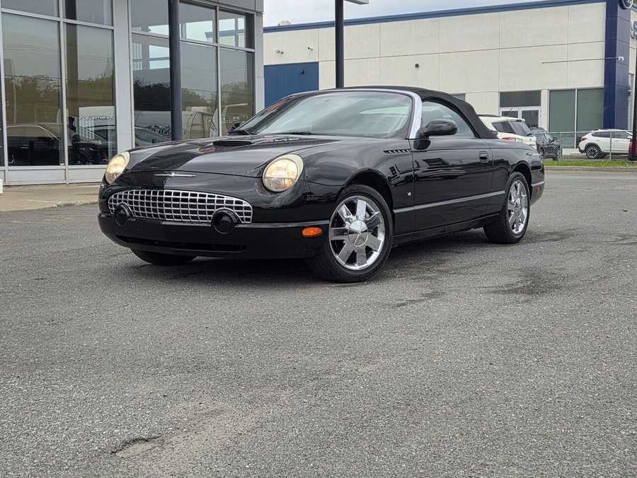 Ford Thunderbird V8 CONVERTIBLE + V8 + CONDITION SHOWROOM 2003 Noir