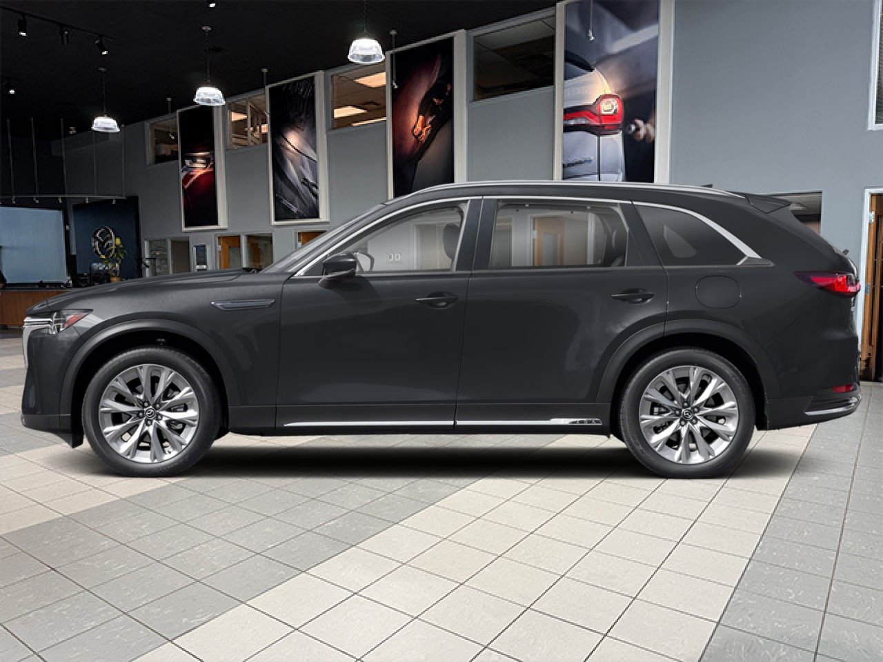2026 MAZDA CX-90 MHEV Jet Black Mica Notre-Dame-des-Prairies - photo #2