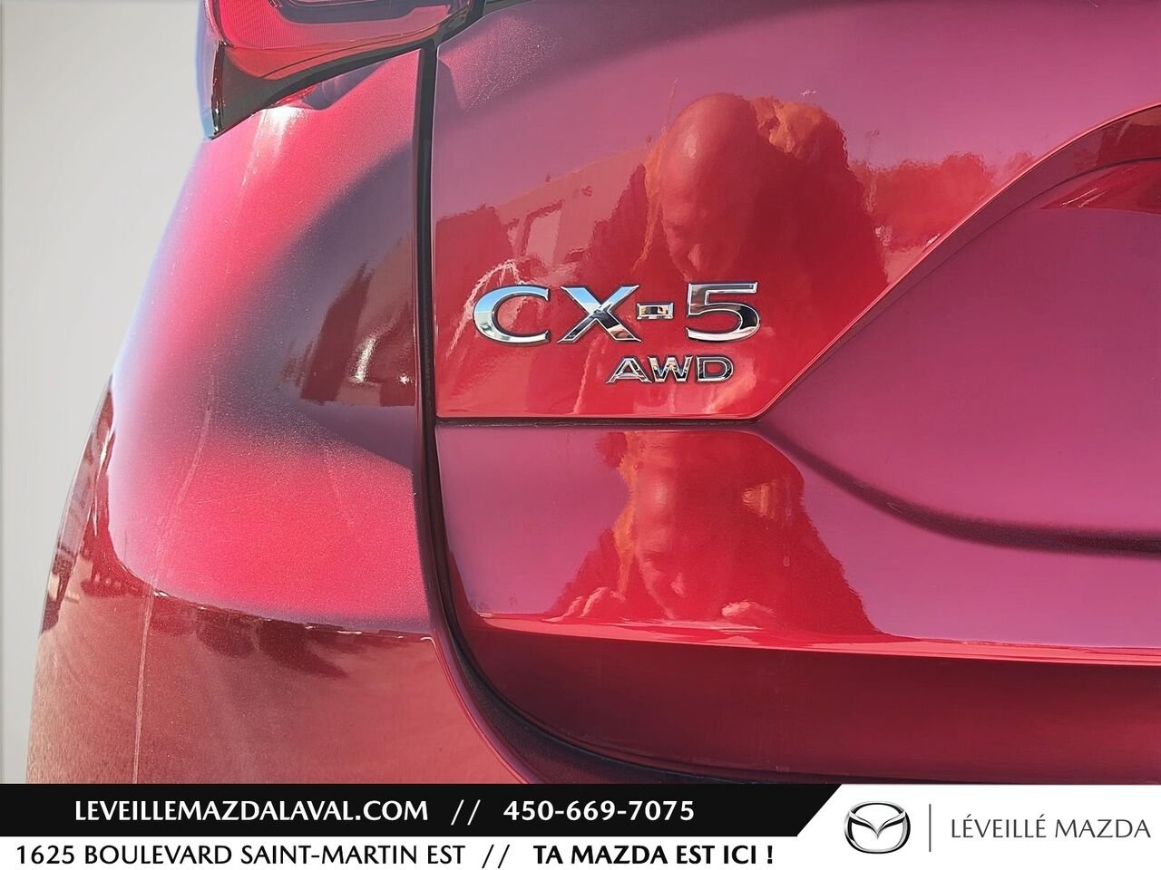 Mazda CX-5 Sport avec moteur turbo TI 2023 Rouge Laval - photo #9
