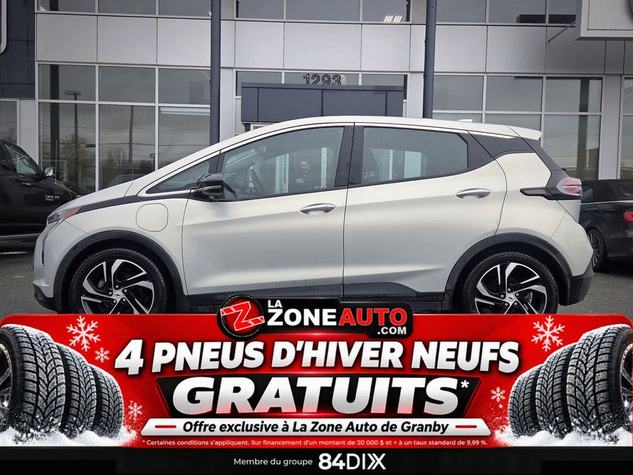 Chevrolet Bolt EV 1LT 400+ Kilomètres d'autonomie + Jamais Accidenté 2022 Gris