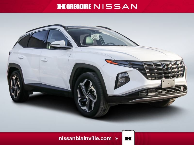 Hyundai Tucson Luxury AWD CUIR TOIT PANO HYBRIDE 2023 Blanc