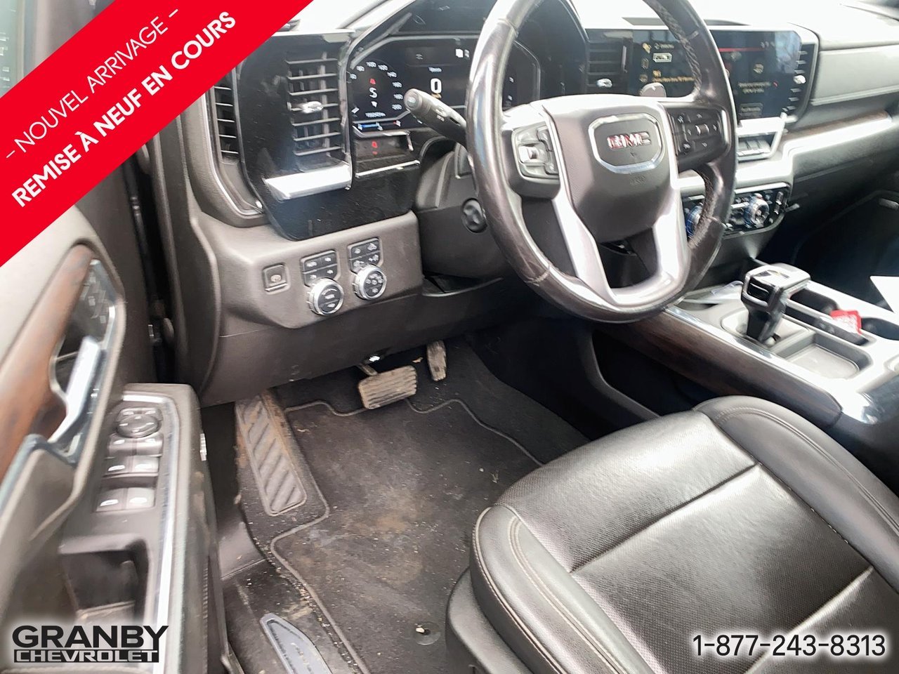 GMC Sierra 1500 SLT crewcab remorquage max boite 6.6 moteur 6.2 L | 26-1059A 2022 Noir Granby - photo #9