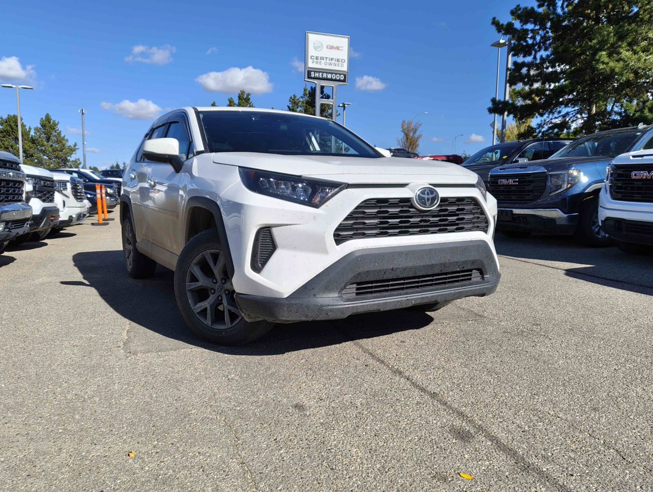 2023 Toyota RAV4 LE AWD White Sherwood Park - photo #1