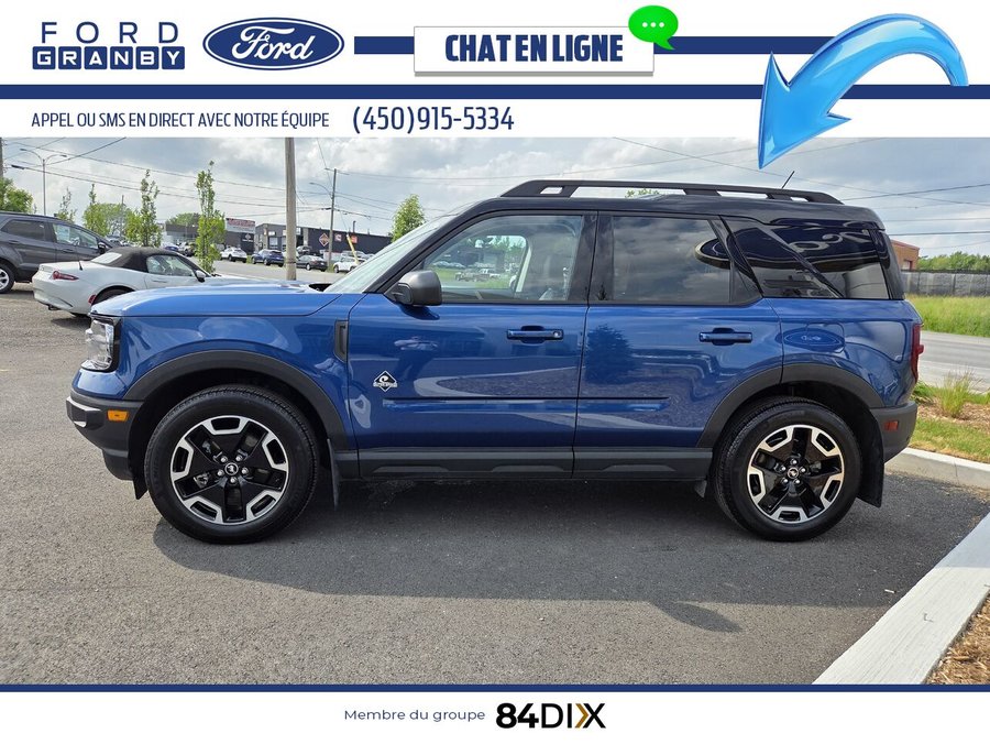 Ford Bronco Sport Outer Banks 4x4 2024 Bleu