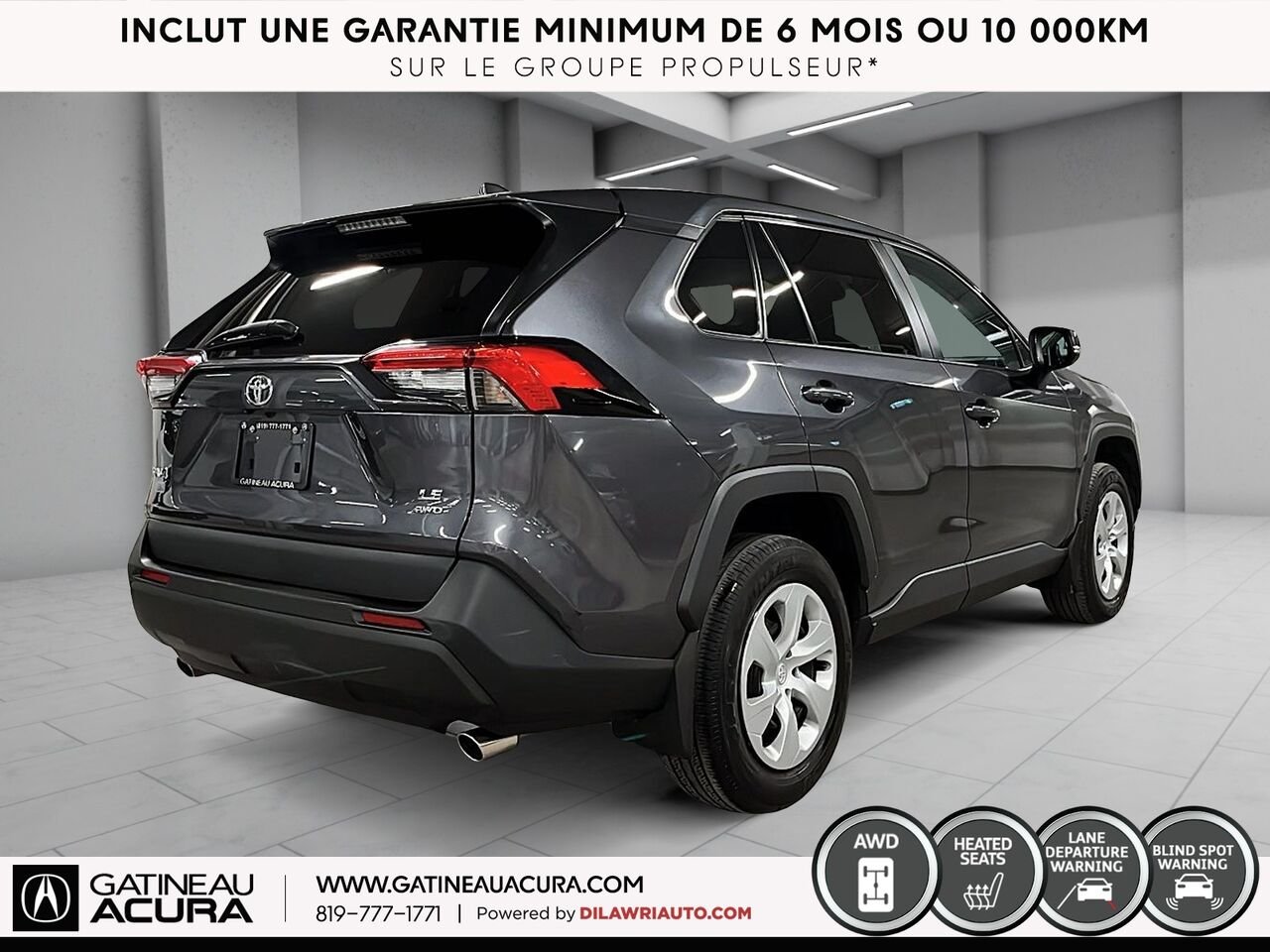 Toyota RAV4 LE AWD 2023 Gris Gatineau - photo #13