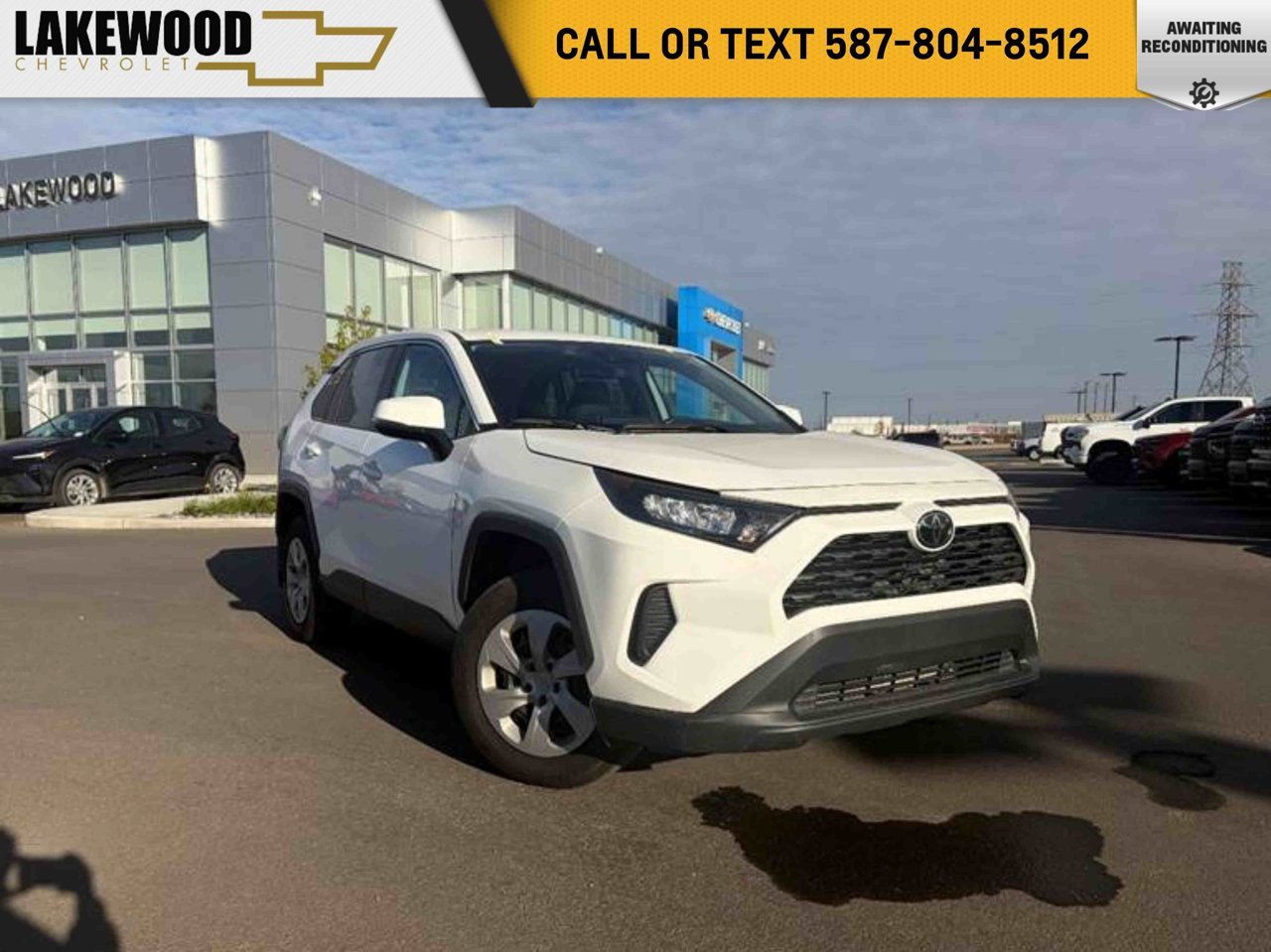 2025 Toyota RAV4 LE AWD White Sherwood Park - photo #0