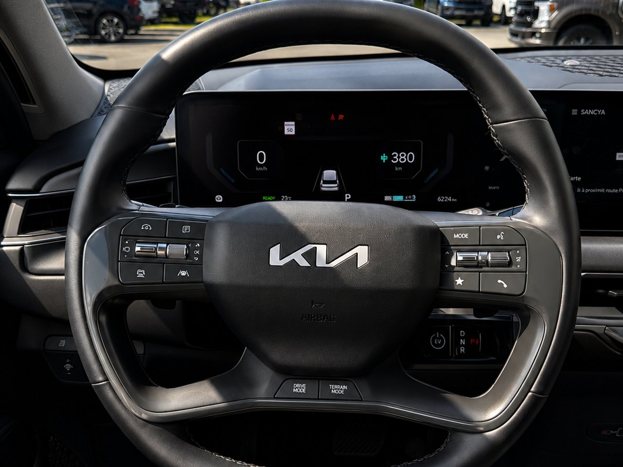 Kia EV9 2024 Blanc Granby - photo #14