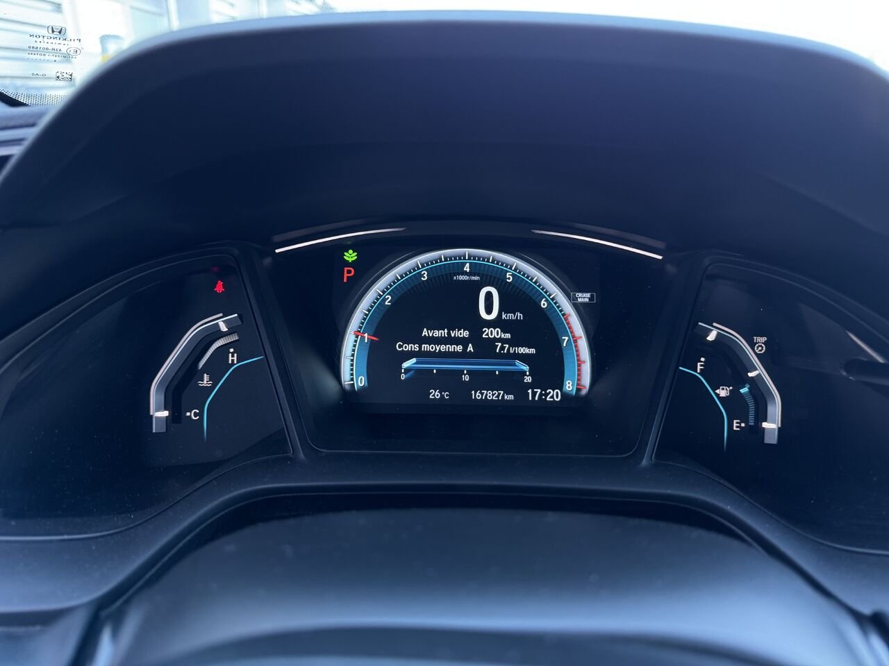 2017 Honda Civic Hayon Blue Saint-Eustache - photo #8