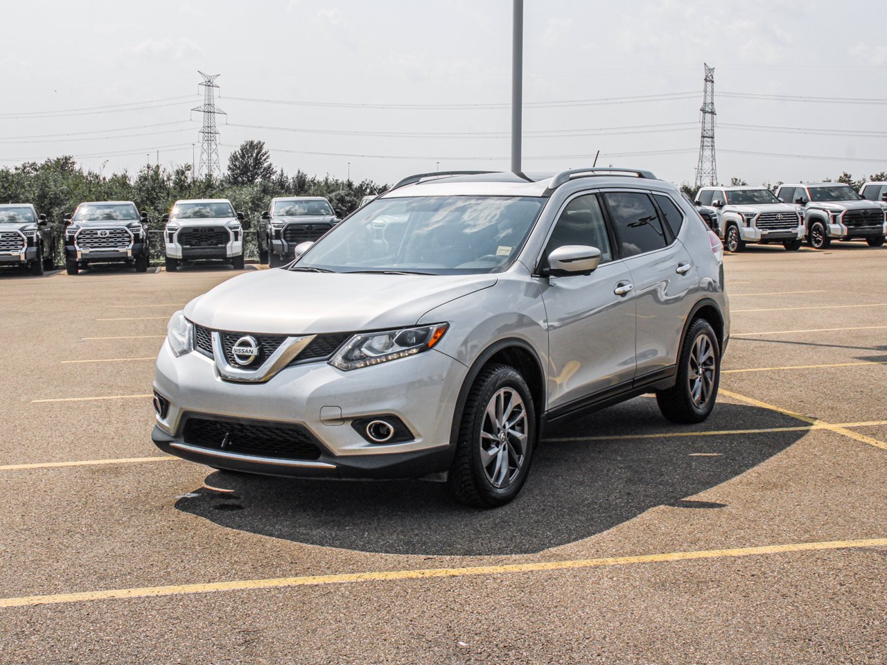 2016 Nissan Rogue AWD 4dr SL Grey Sherwood Park - photo #3