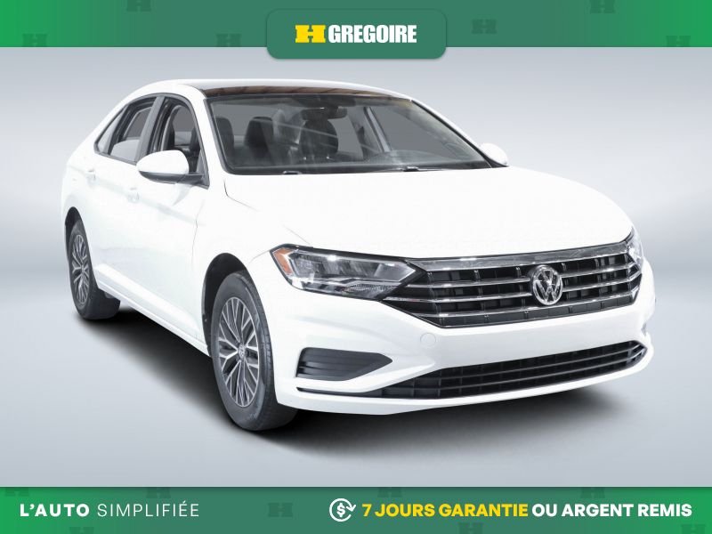 Volkswagen Jetta 820760 | Highline AUTO AC CUIR TOIT MAGS CAM RECULE 2019 Blanc Laval - photo #0