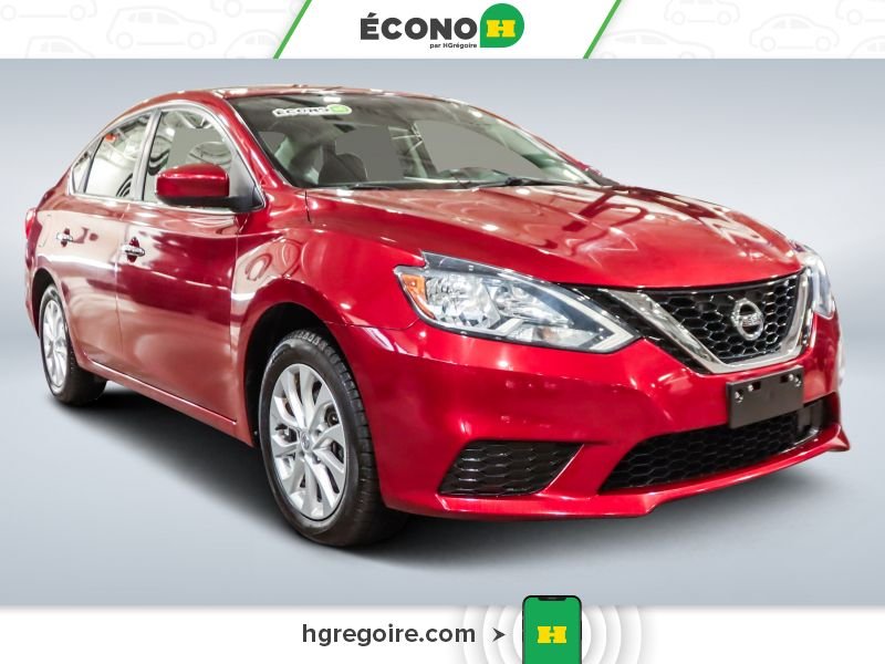 Nissan Sentra SV AUTO TOIT GR ÉLEC A/C BLUETOOTH CAMÉRA MAGS 2018 Rouge