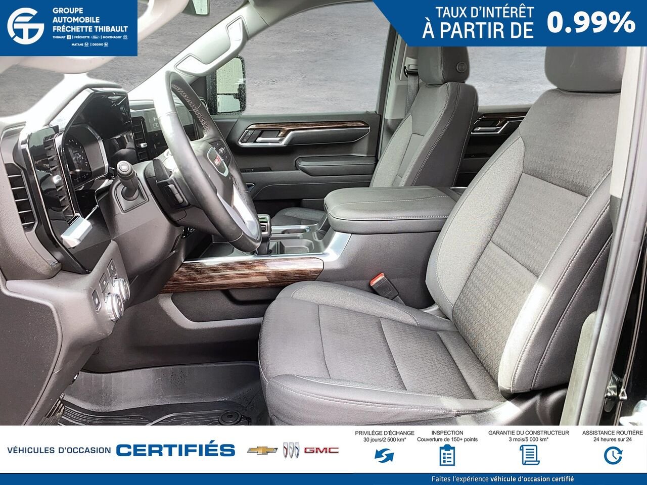 GMC SIERRA K15 Elevation cabine multiplace 4RM 157 po 2026 Noir Montmagny - photo #7