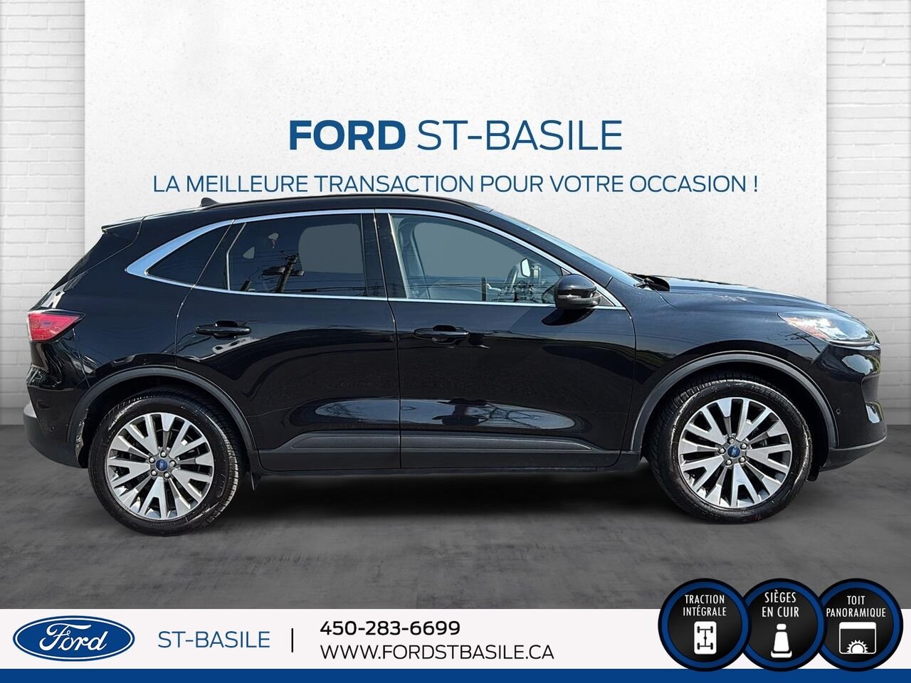 Ford Escape 2020 Noir Saint-Basile-le-Grand - photo #8