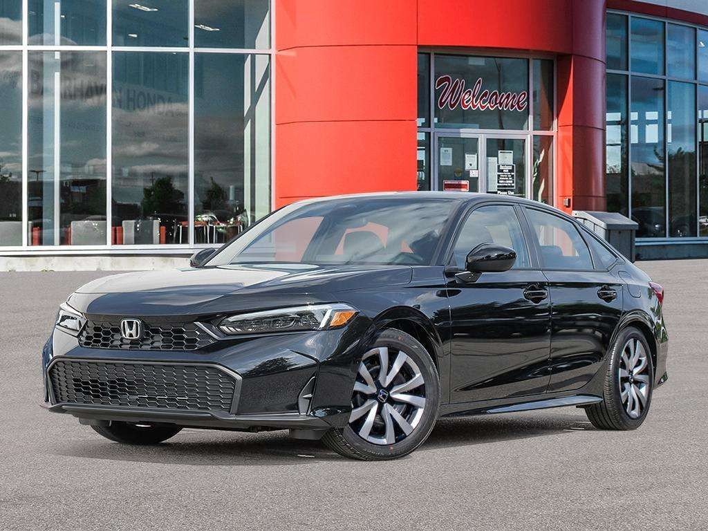Honda Civic Berline LX CVT Sedan 2026 Noir cristal nacré Ottawa & Gatineau - photo #0