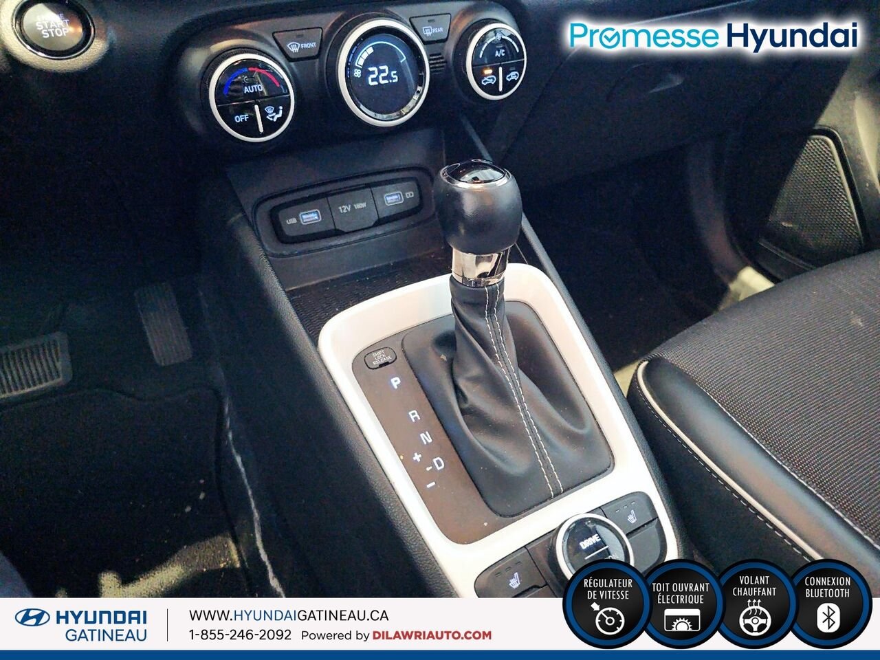 Hyundai Venue Ultimate IVT *** carfax clean , toute equiper , certifier*** 2022 Blanc Ottawa & Gatineau - photo #13